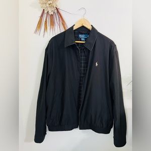 Polo by Ralph Lauren Polyester Zipper Lined Jacket Size Large